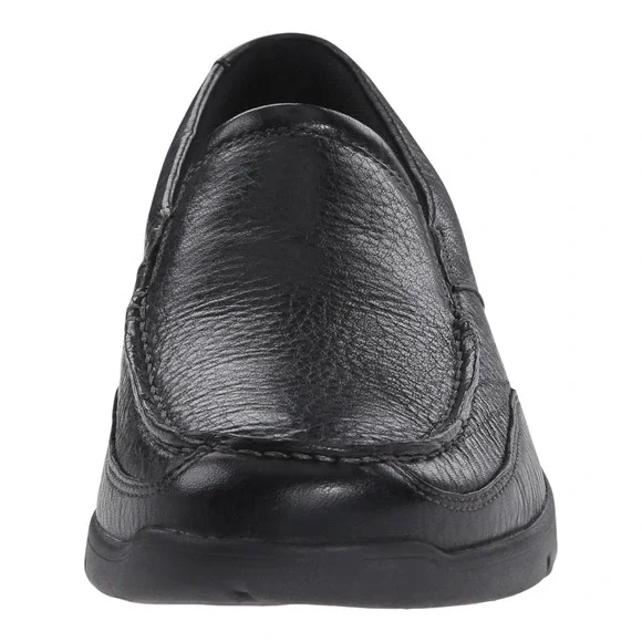 Rockport Eberdon Black Leather Slip On Loafer Shoes Men 13W - Picture 2 of 11